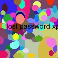 lost password xp